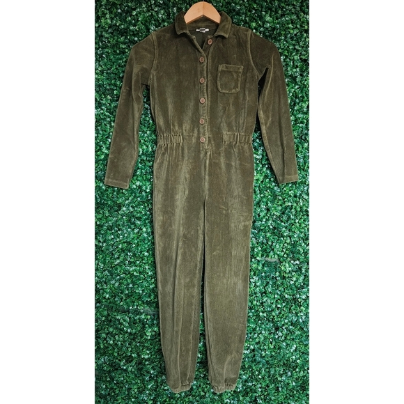 J.Crew Girls Strech Corduroy Jumpsuit - Picture 2 of 5